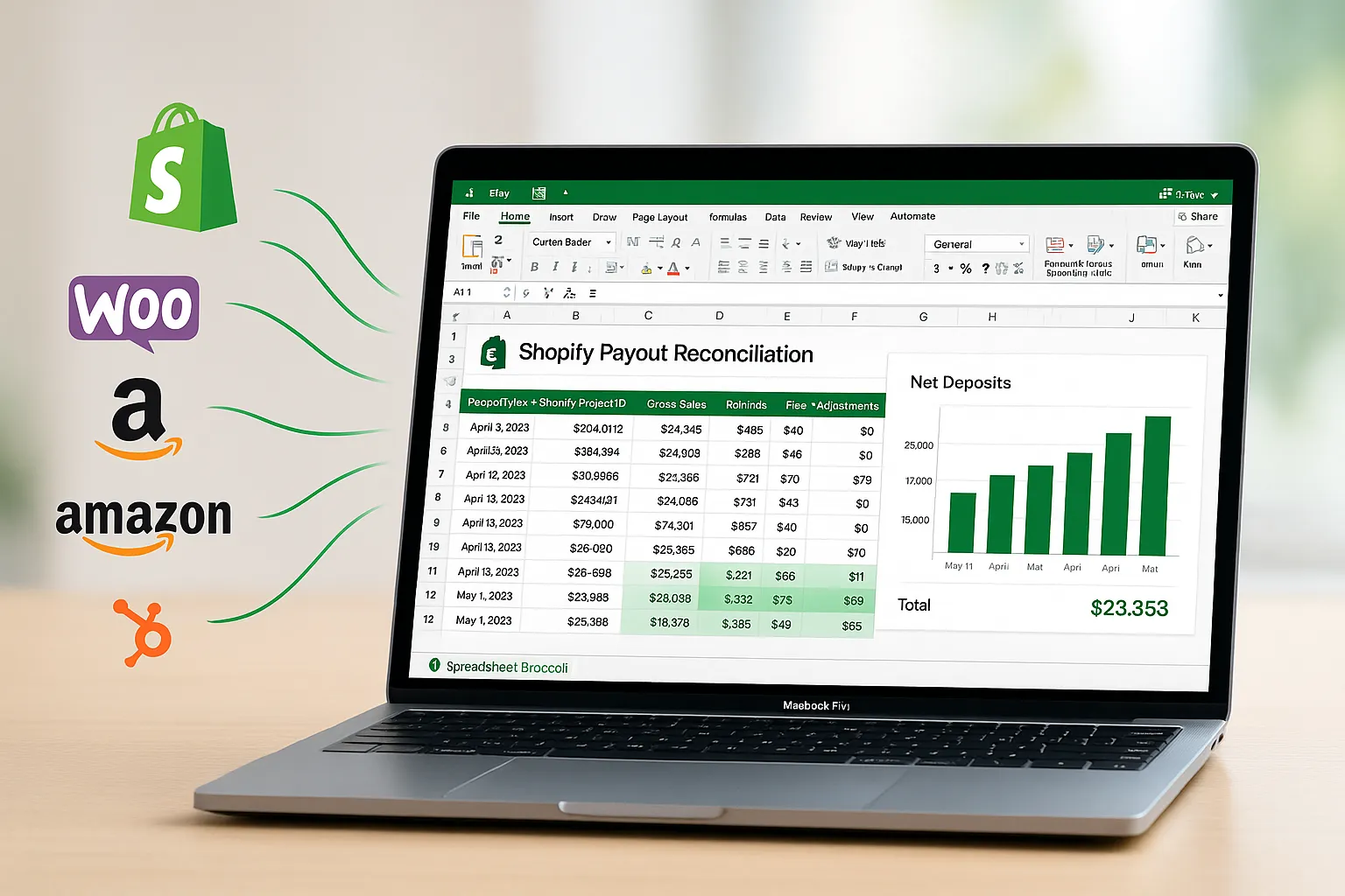 Spreadsheet Broccoli Dashboard