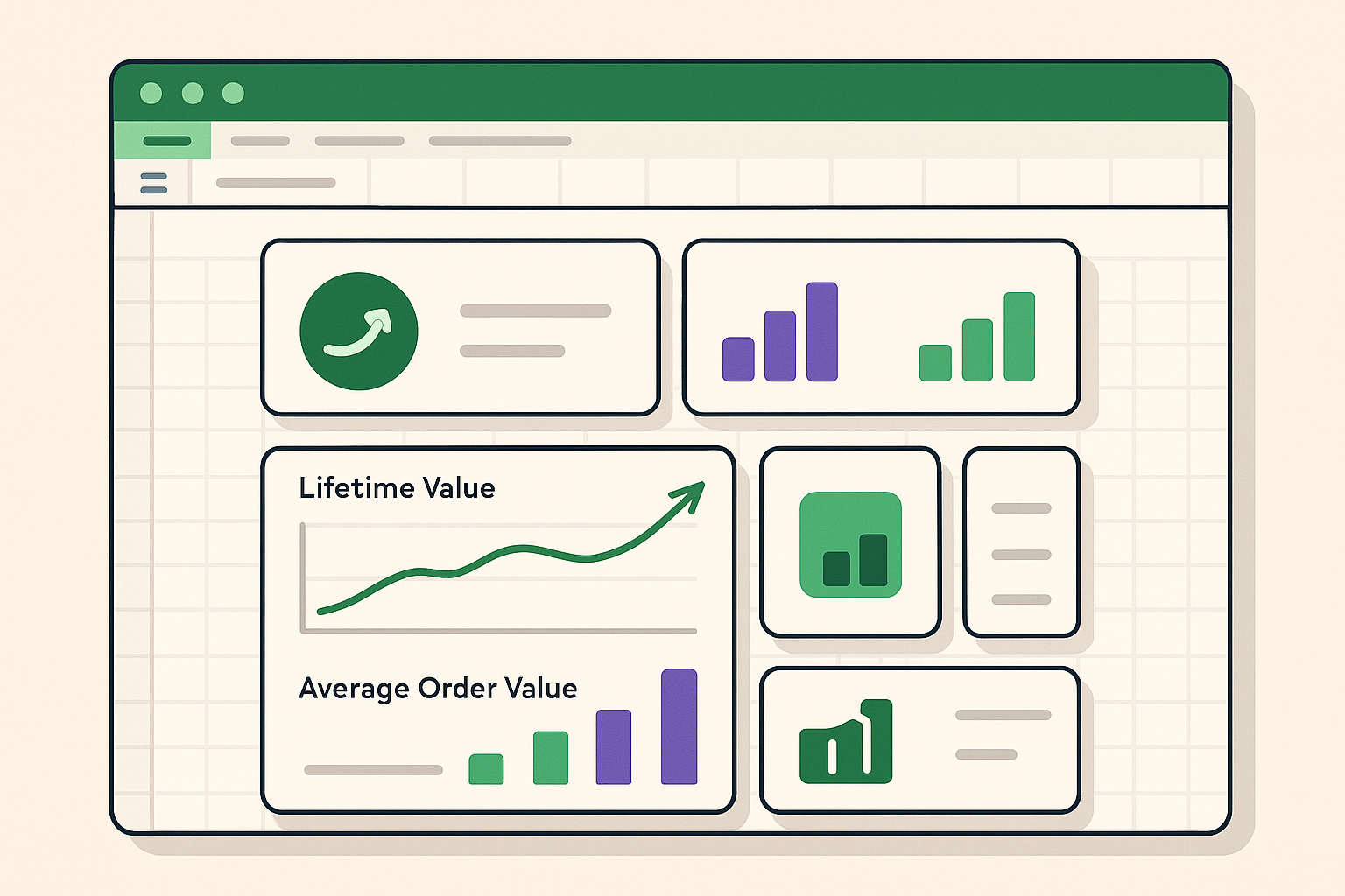 Shopify LTV & AOV Report Example