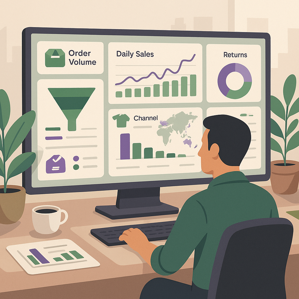 E-commerce Intelligence for Store Managers Dashboard Preview