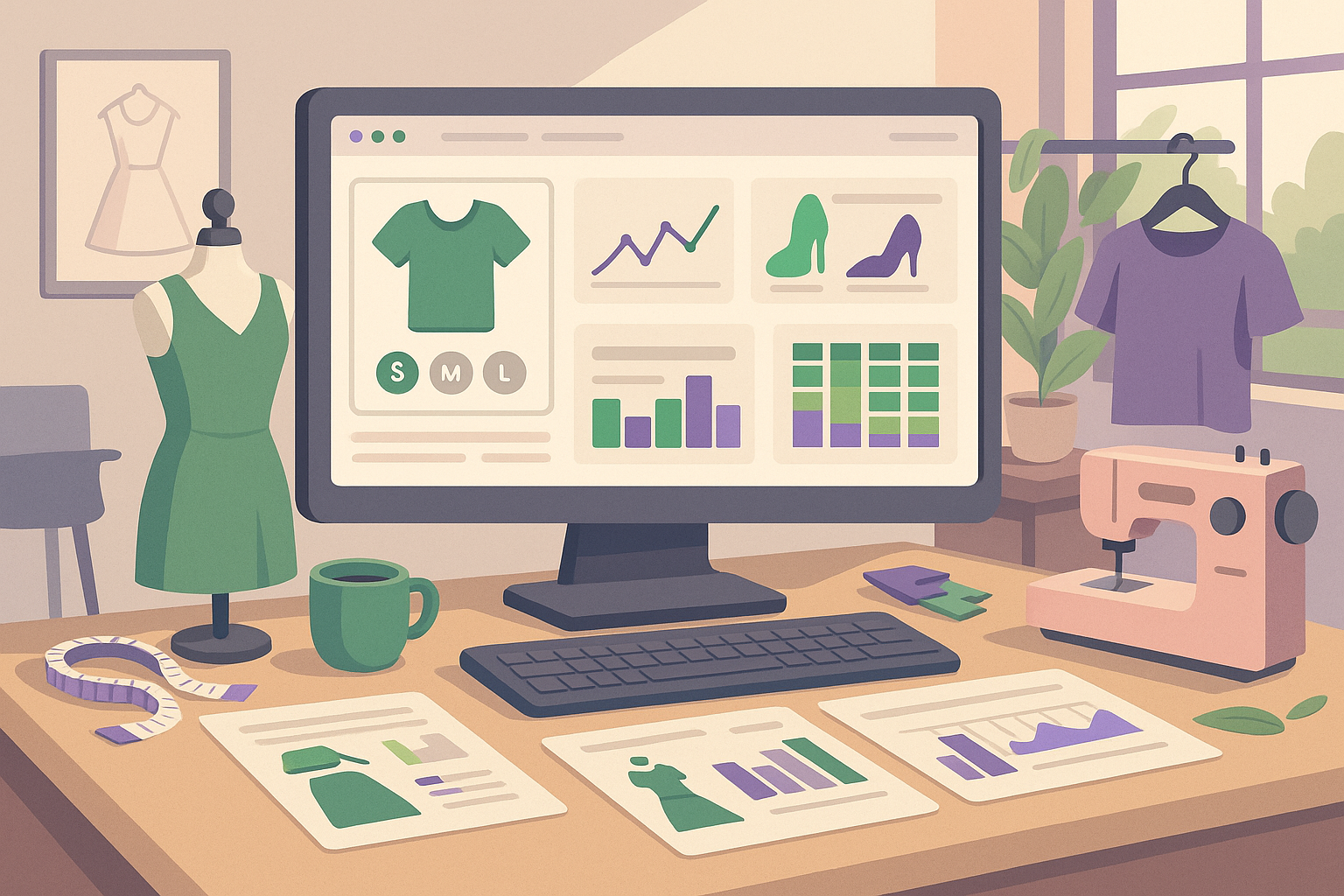 Fashion & Apparel Analytics Dashboard Preview