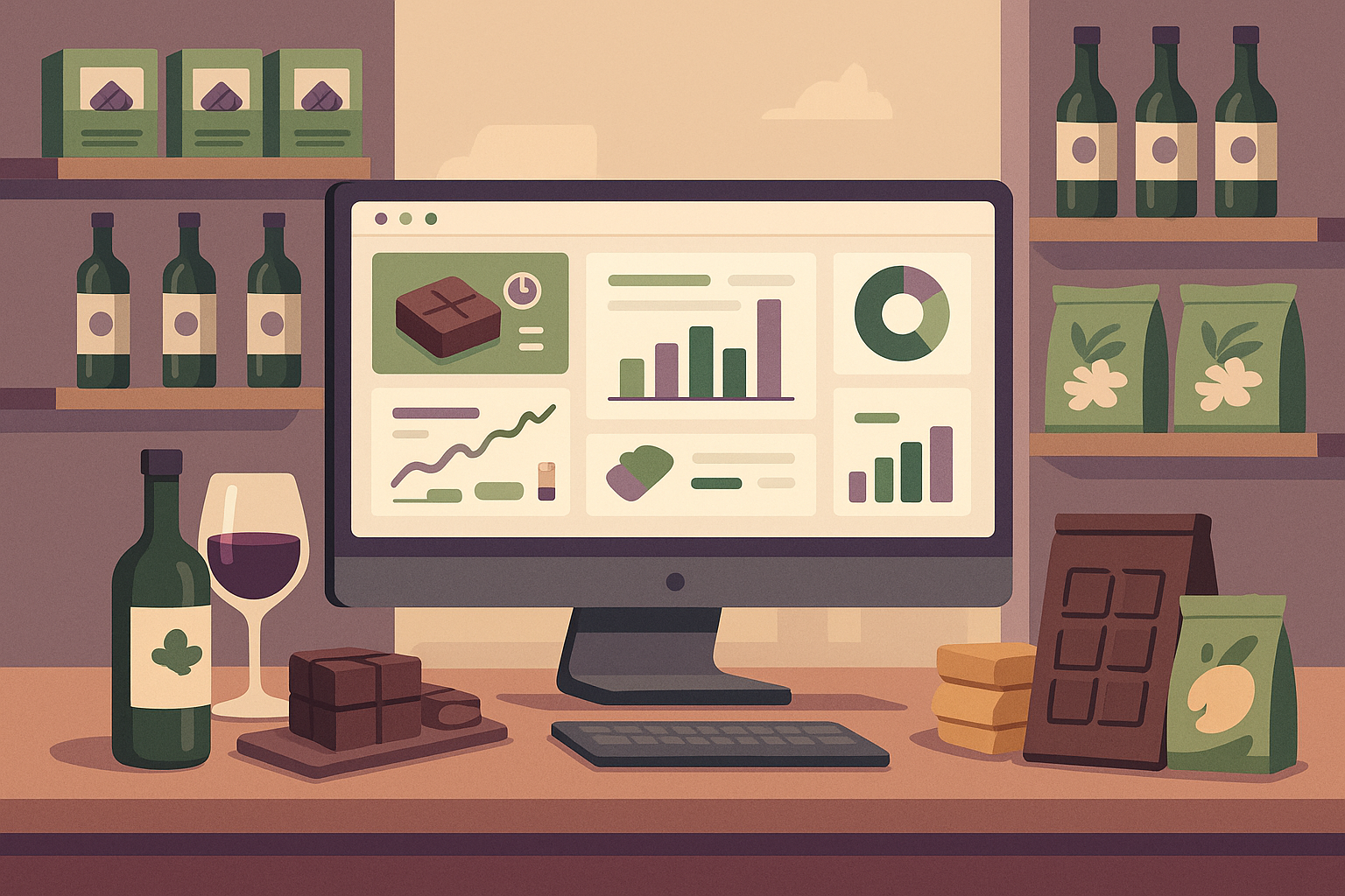 Food & Beverage Market Intelligence Dashboard Preview