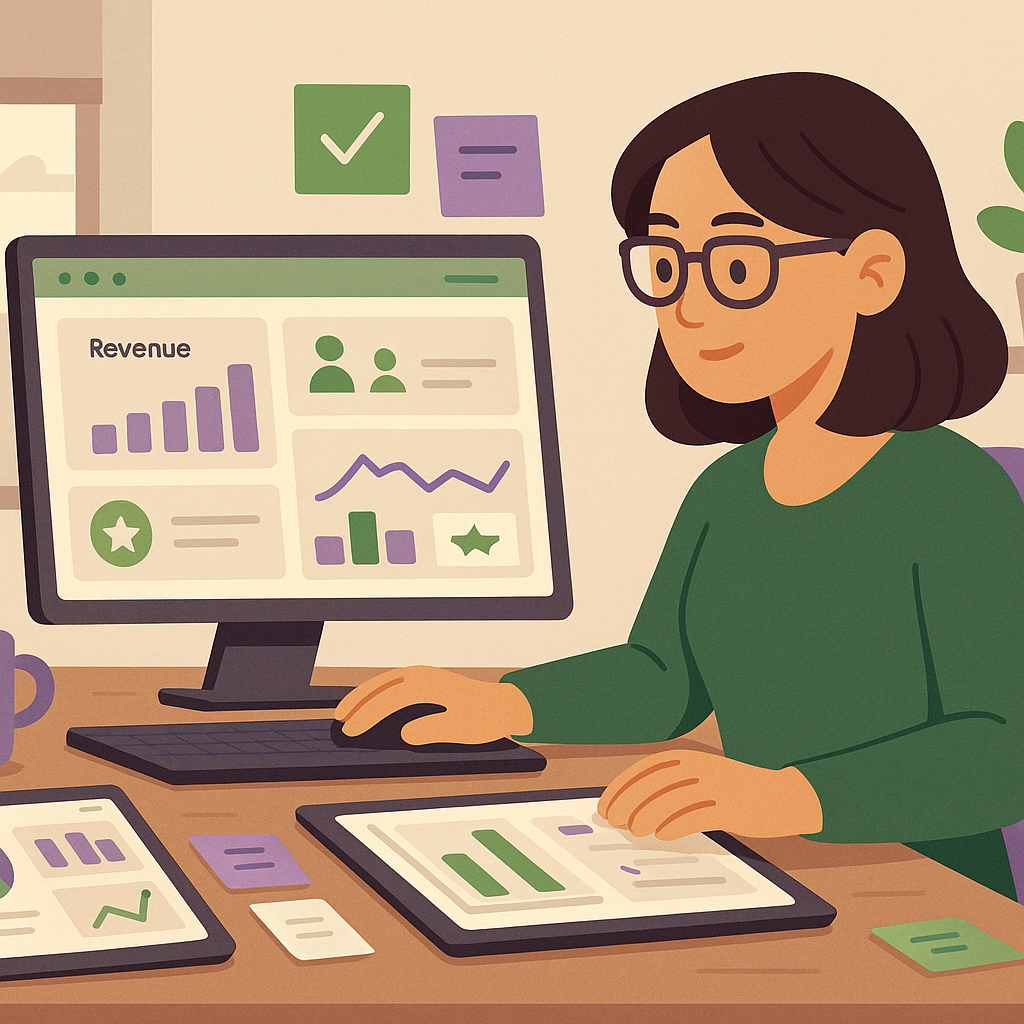 Analytics Made Simple for Solo Entrepreneurs Dashboard Preview