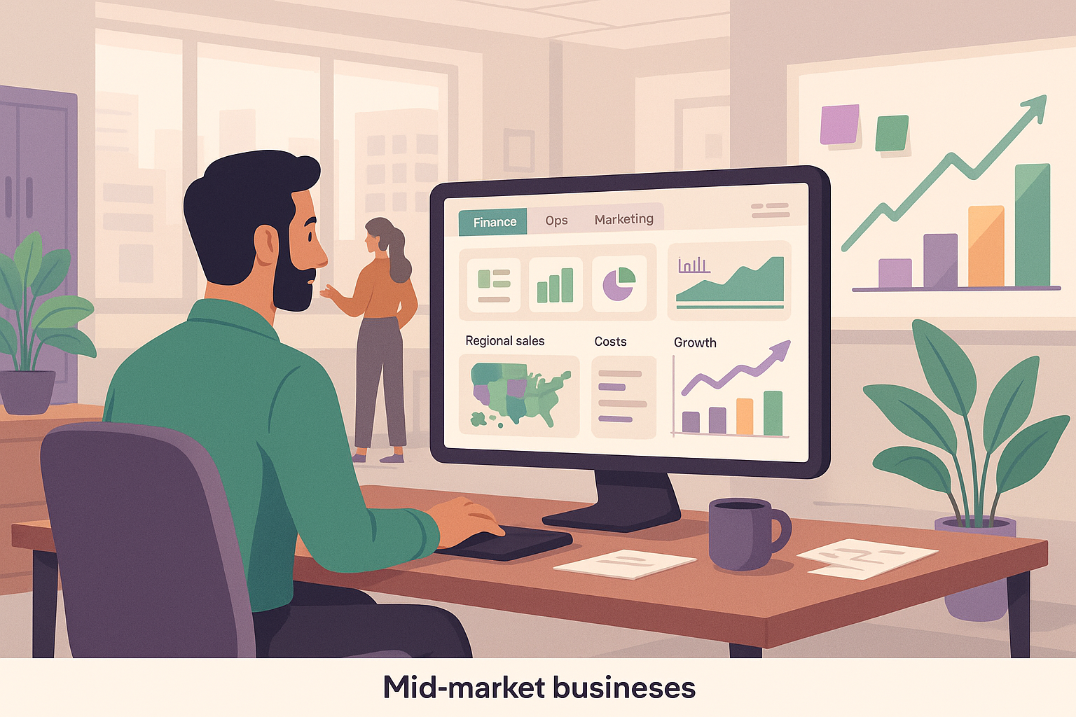 Scalable Analytics for Mid-Market Success Dashboard Preview