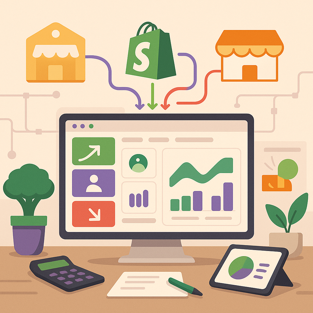 Omnichannel Analytics for Multi-Platform Sellers Dashboard Preview